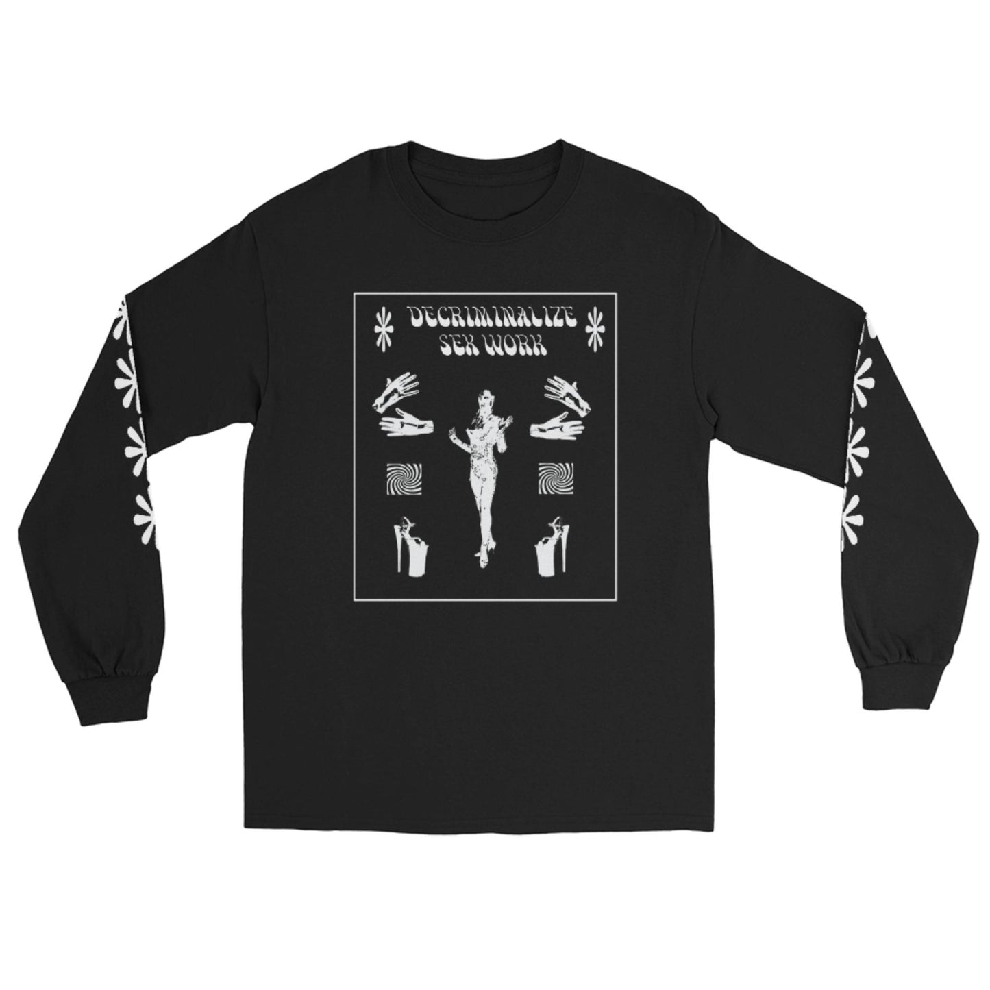 decriminalize sex work black longsleeve